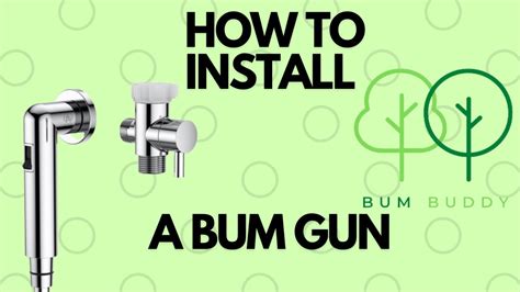 how to use bum gun|The Bum Gun Bidet Sprayer Installation Video (English).
